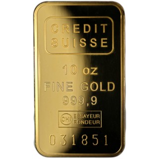 1 oz Gold Bar - Credit Suisse (In Assay)