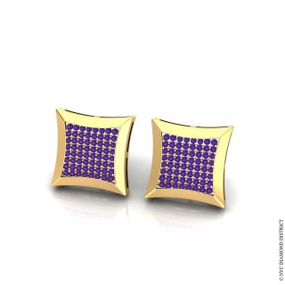 Cluster Square Earrings
